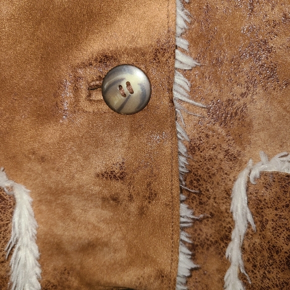 TSUNAMI WOMENS FAUX SUEDE & LINED JACKET MEDIUM - Picture 8 of 12